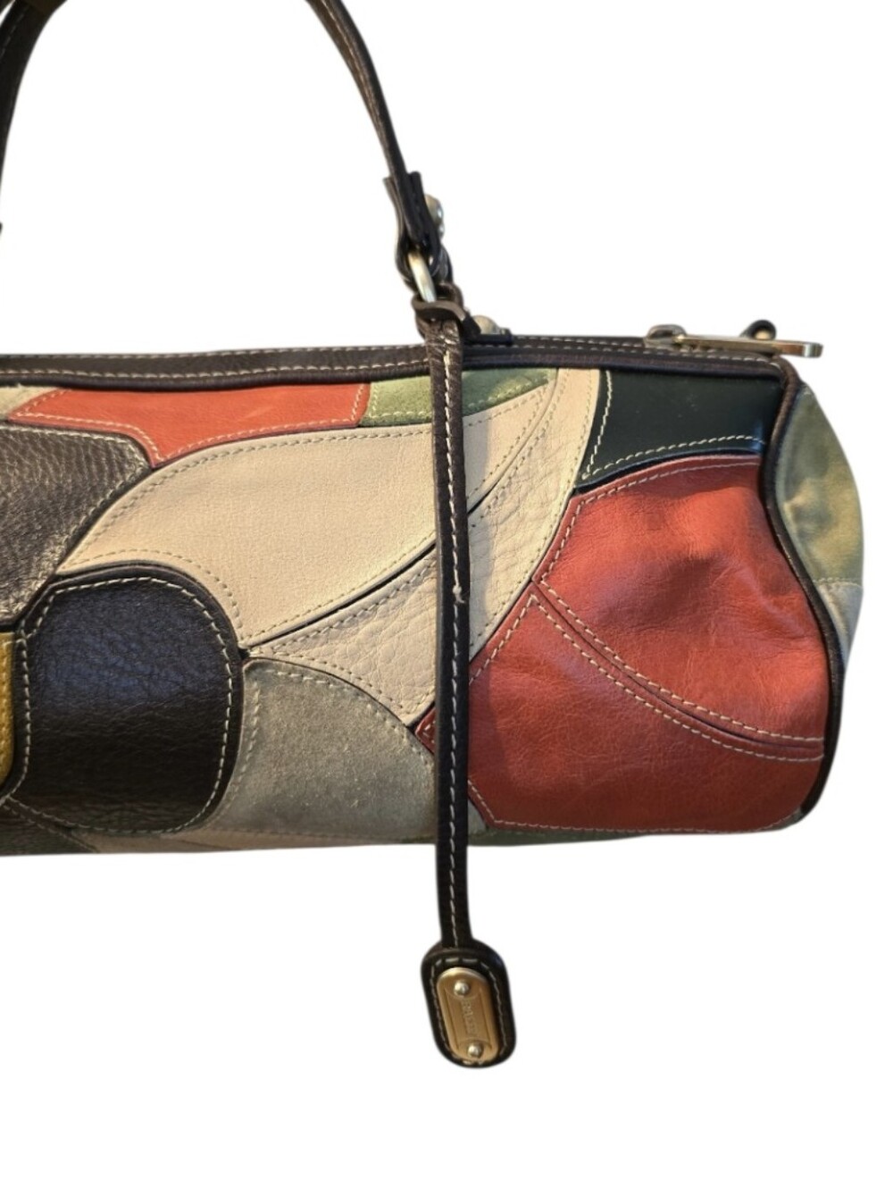 Bally Vintage Floral Patchwork Satchel/Crossbody w/ Dustbag & Paperwork In EUC - Picture 6 of 16